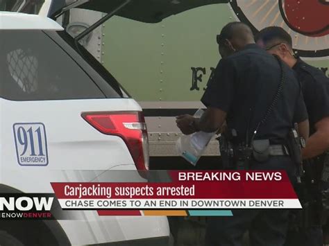 Carjacking Suspects Captured After Police Chase