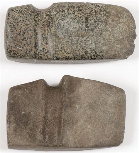 Two Polished Stone Axe Heads Dec 14 2022 Jacksons International
