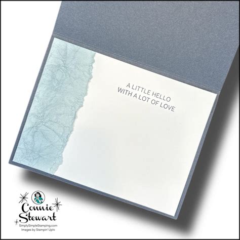 easy handmade card interior designs    impress simply