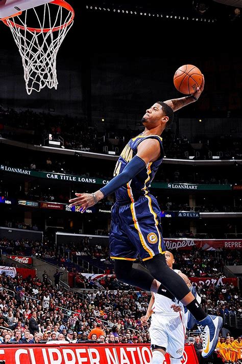 Fantasticdecoration Paul George Slam Dunk Indiana Pacers Basketball