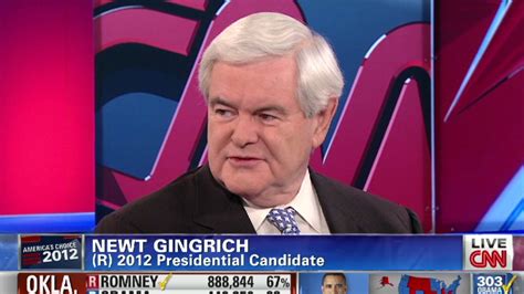 Gingrich ‘the President Did A Very Effective Campaign’ Cnn