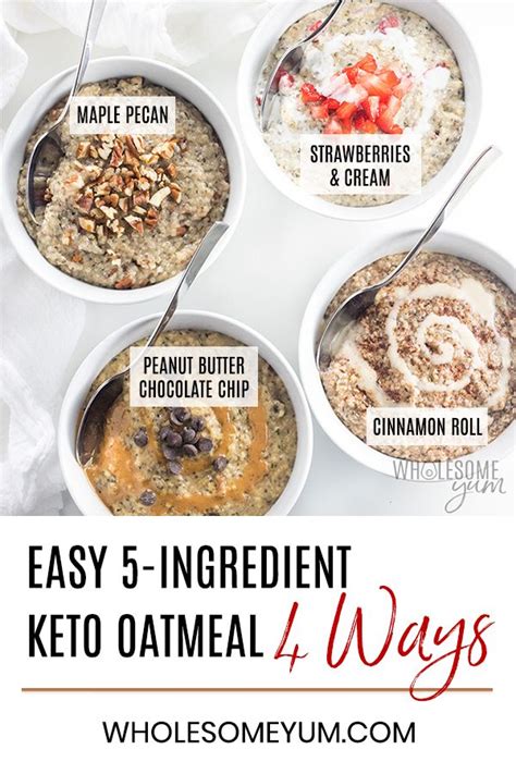 Easy Low Carb Keto Oatmeal Recipe Artofit