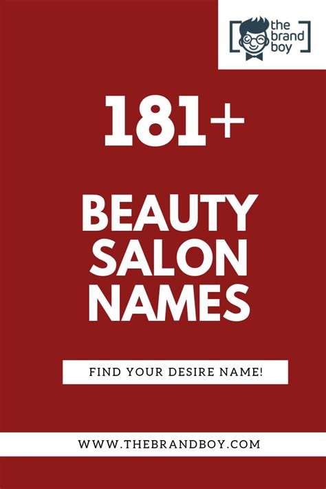 Catchy Beauty Salon Names, Nail Salon Names, Salon Names Ideas, Beauty Salon Logo, Salon Ideas ...