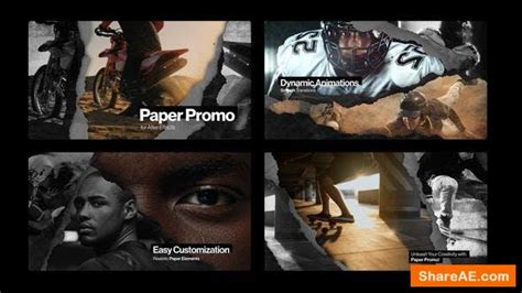 Videohive Torn Paper Promo Transition Free After Effects Templates