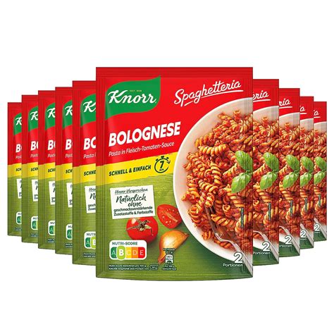 Knorr Spaghetteria Nudel Fertiggericht Bolognese Leckeres Nudelgericht