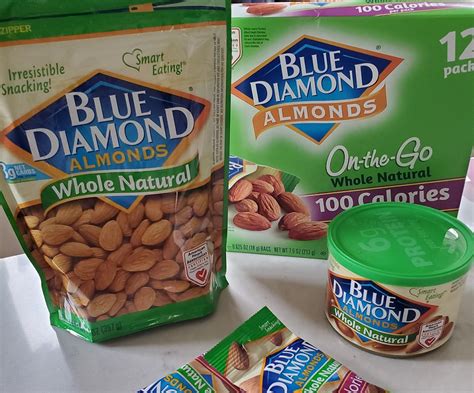 Blue Diamond Whole Natural Almonds Are the Perfect On-the-Go Snack!