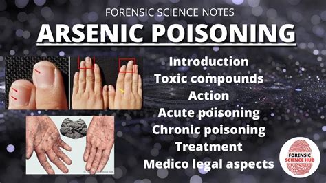 Arsenic Poisoning LITFL Toxicology Flashcard 53 OFF