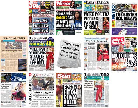 Tomorrows Papers Today On Twitter Summary Of Mondays Front Pages 03