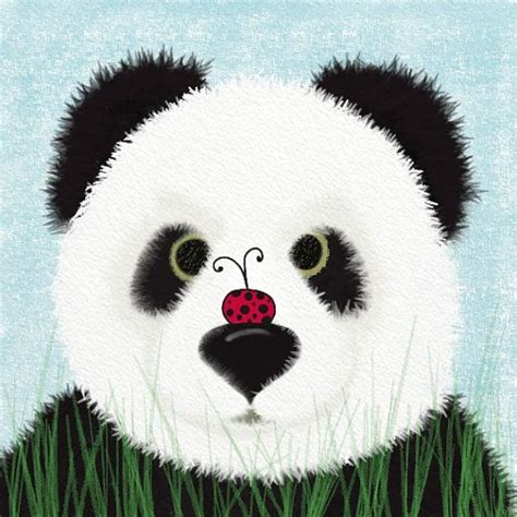 panda bear printable panda bear print panda bear nursery art panda