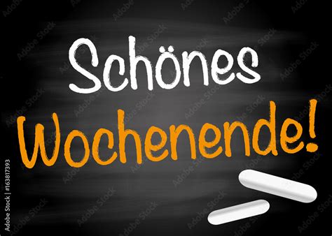 Sch Nes Wochenende Stock Vektorgrafik Adobe Stock