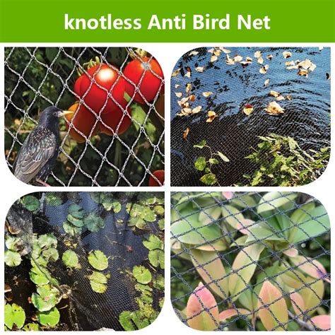 Heavy Duty Knotless Knotted Anti Bird Net Hdpe Bird Netting For Garden