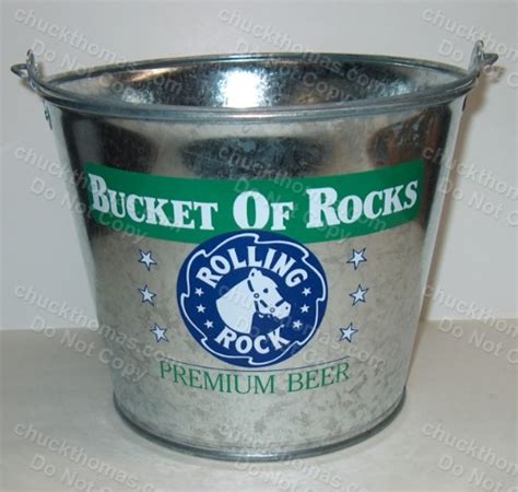 Rolling Rock Latrobe Glasses Koozies Buckets Crowns Coasters