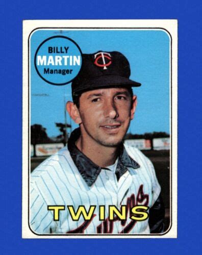 Topps Set Break Billy Martin Vg Vgex Gmcards Ebay