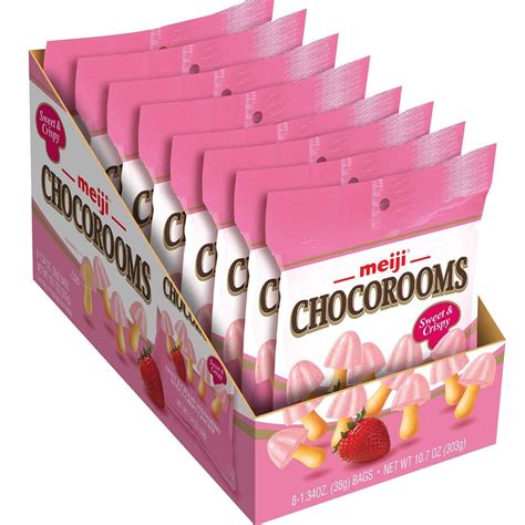 Meiji Chocorooms Crispy Cracker — Snackathon Foods