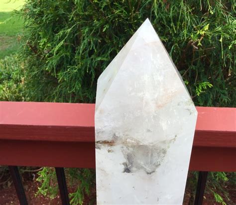 Clear Quartz Crystal Generator Large Lb Oz Tower Etsy