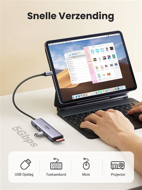 Ugreen 6 In 1 Usb C Hub Hdmi 4k 60hz Adapter Ugreen Nl