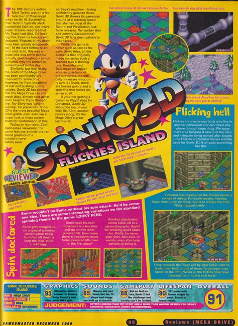 Sonic 3D Flickies Island Blast Sega Mega Drive Review From 43 OFF