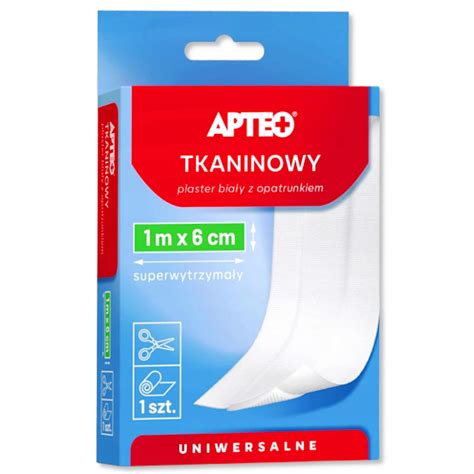 Plaster Tkaninowy Z Opatrunkiem Apteo 1mx6cm 13825532332 Allegro Pl