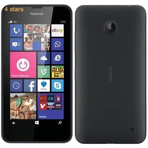 Unlocked Microsoft Nokia Lumia 635 RM 975 Black Mobile Phone Deals