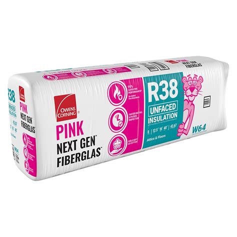 Shop Owens Corning R 38 Fiberglass Batt Insulation With Sound Barrier