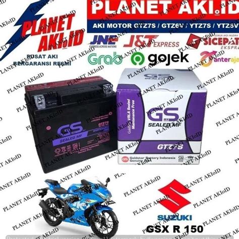 Jual Aki Motor Suzuki GSX R 150 GTZ7S GS Y Accu Kering MF Planeta76