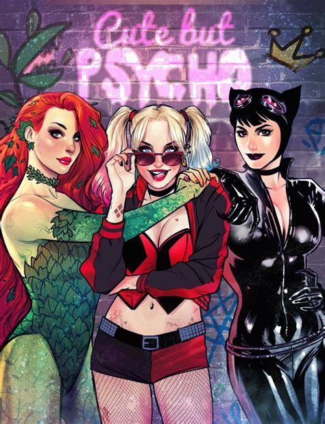 Poison Ivy And Harley Quinn And Catwoman Wallpaper