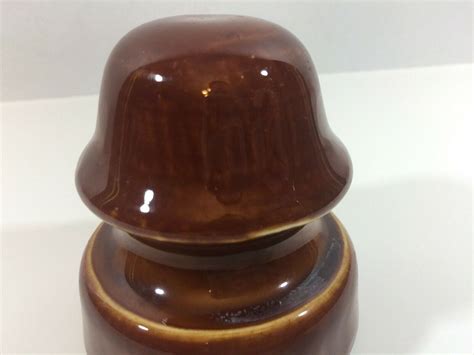 Vintage Light Brown Ceramic Light Insulator Lapp 1930 Ebay