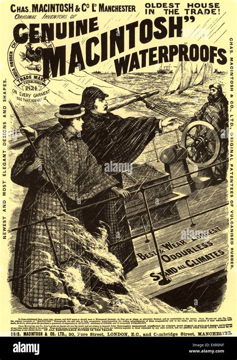 1890s Uk Victorian Macintosh Magazine Advert Stock Photo Alamy