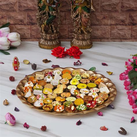 Buy Webelkart Premium Chappan Bhog Thali Decorative Poojan Thali For