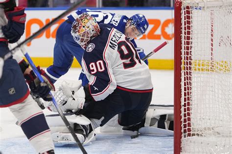 Blue Jackets Blow Five Goal Lead Still Beat Maple Leafs 6 5 In Ot