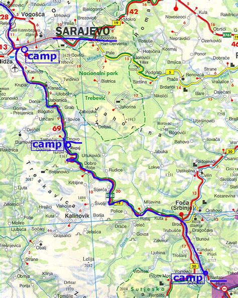 Foca Bosnia Map