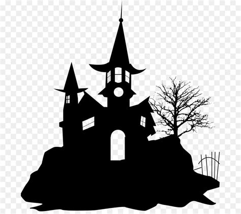 Free Haunted Castle Silhouette, Download Free Haunted Castle Silhouette ...