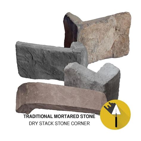 M Rock Ridge Ledge 6 Lin Ft Gray Outside Cornerfinished End Stone Veneer Trim At