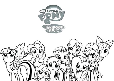 Раскраски Май Литл Пони (My Little Pony)