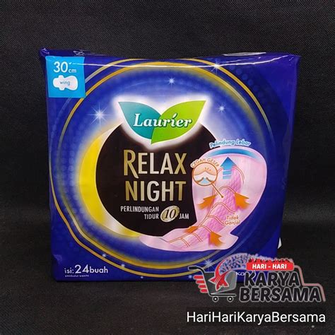 Jual Laurier Relax Night Wing Cm S Shopee Indonesia