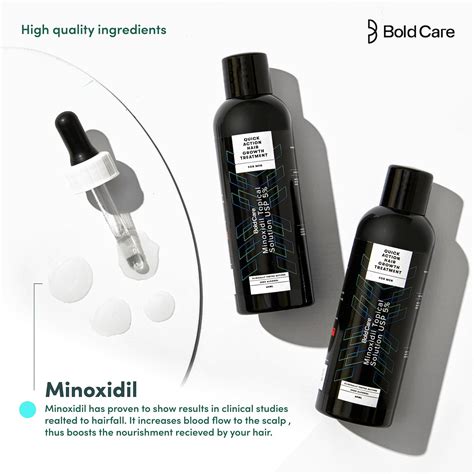 Minoxidil 5 Topical Solution For Men 60ml Bold Care™