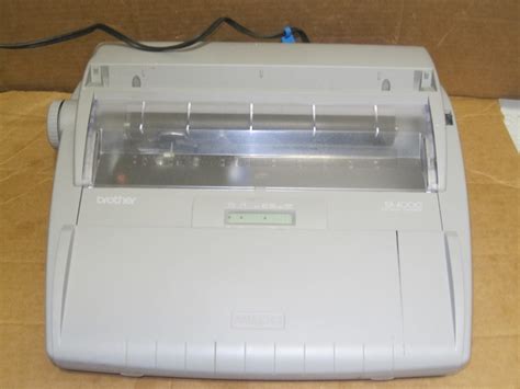 Brother SX-4000 Electronic Daisy Wheel Typewriter With Display - Imagine41