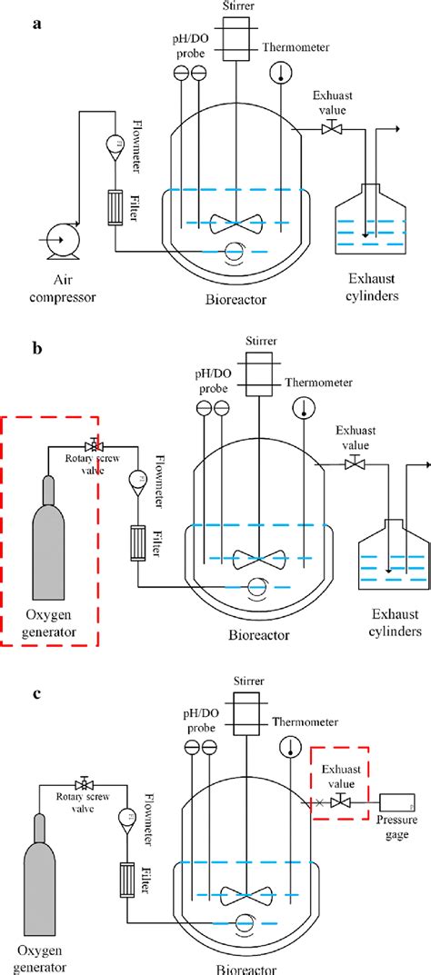 Three Bioreactor Operation Models With Different Ventilation Forms A