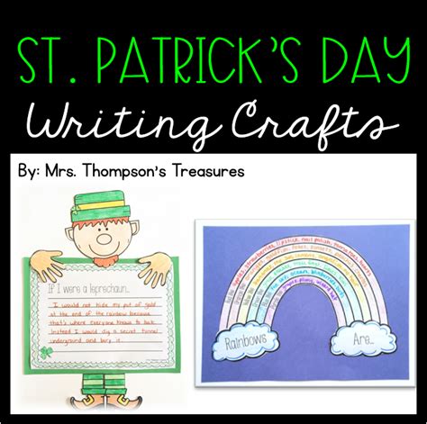 St Patricks Day Writing Crafts Mrs Thompsons Treasures