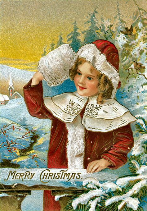 Printable Victorian Christmas Cards