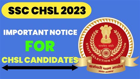 Ssc Chsl Last Date Notice Ssc Chsl Last Date Ssc Chsl Last Date To