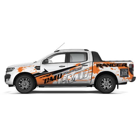 Ford Ranger Vinyl Graphic Decals Kit - 004