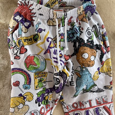 Nickelodeon Rugrats Graphic Pajama Bottoms Small 36” … Gem