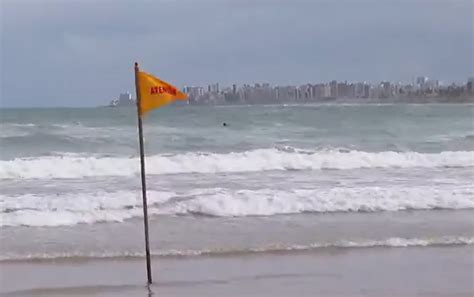 Marinha emite alerta de mau tempo ventos fortes de até 60 km h no