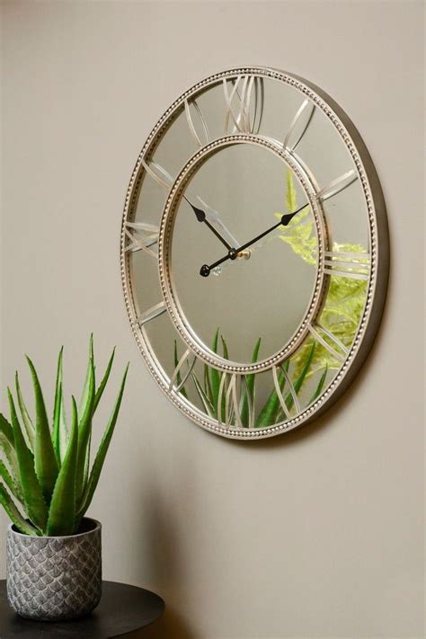 Libra Skeleton Mirror Wall Clock Black Artofit