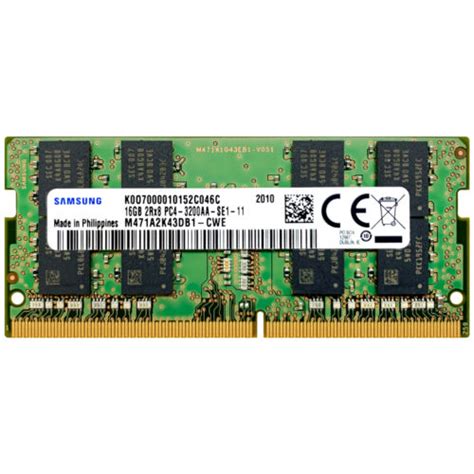 Samsung 16gb Ddr4 3200 Mhz Pc4 25600 Sodimm Laptop Memory Ram M471a2k43db1 Cwe Ebay