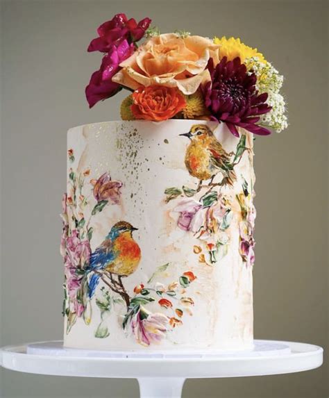 Pin By Laura Lopez Vidales On Pasteleria Floral Cake Beautiful Cakes