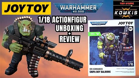 Joy Toy Warhammer K Ork Kommandos Snipa Boy Balrukk Scale Action