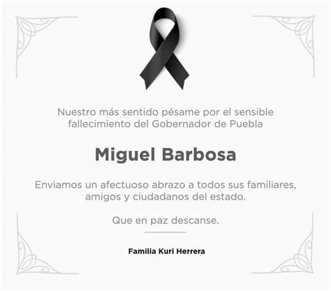 Mauricio Kuri Expresa Condolencias Ante Fallecimiento De Gobernador De