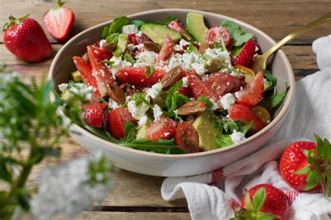 Recette Estivale Salade Fraises Et F Ta Oh La Vie Est Belle